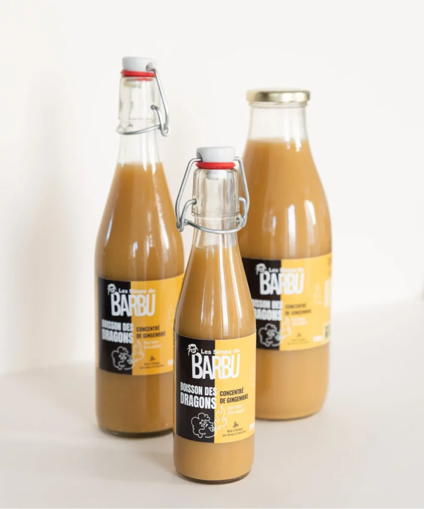 Boisson des Dragons - Concentré de gingembre biologique - Fabrication artisanale - Made in BZH