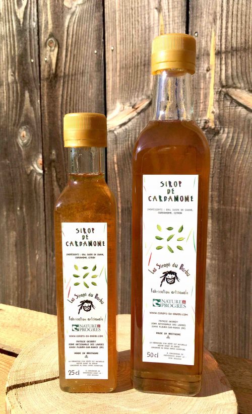 Sirop bio de cardamome - Fabrication artisanale française