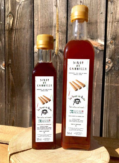 Sirop de cannelle bio - Fabrication artisanale française