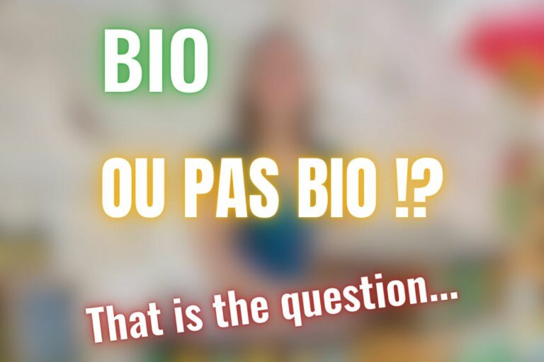 Lire la suite à propos de l’article Bio ou pas bio, that is the question